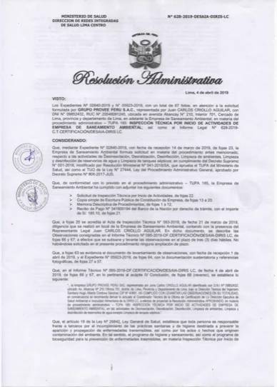 Servicio de Fumigación